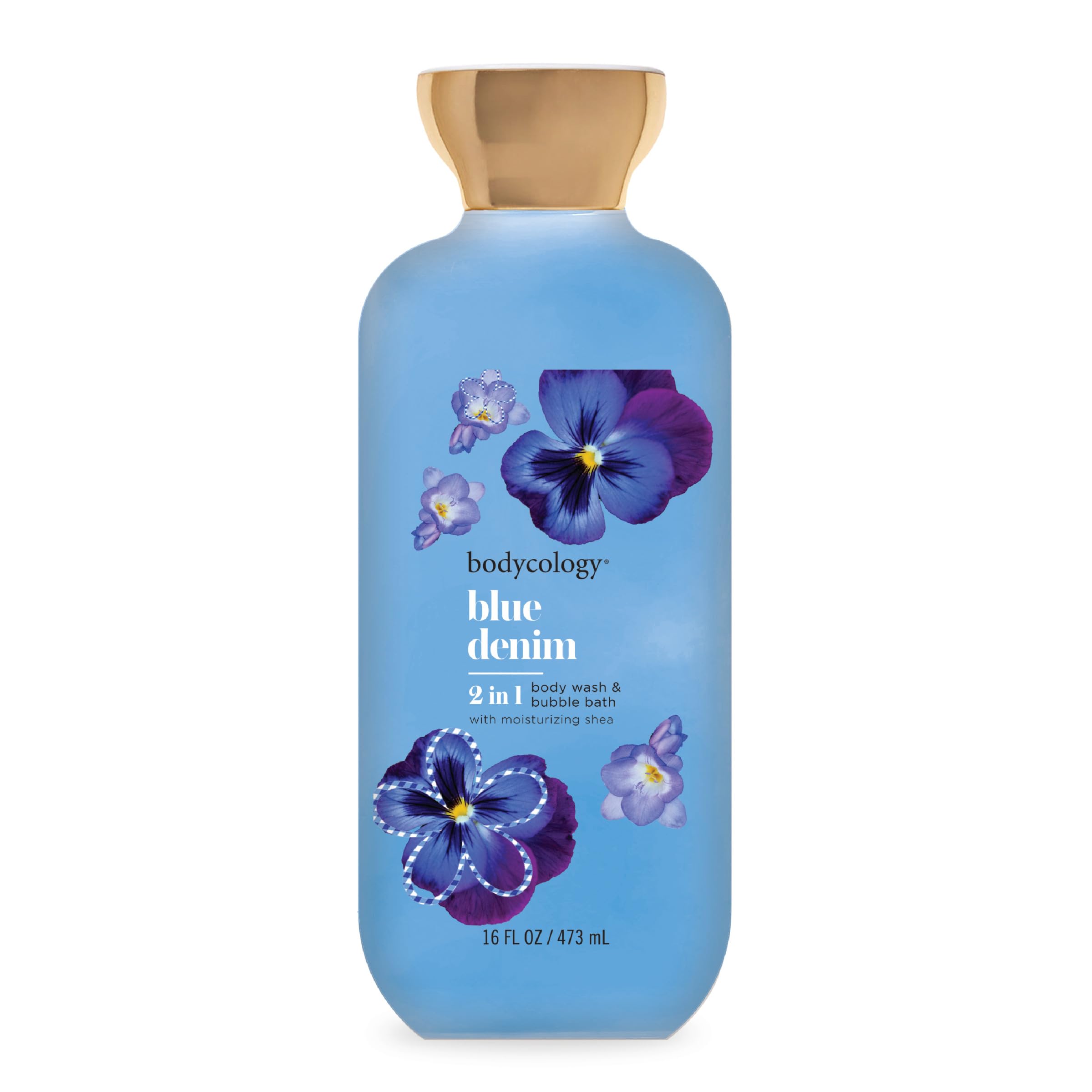 Gel De Baño Y Baño De Burbujas Bodycology Blue Denim 473 Ml