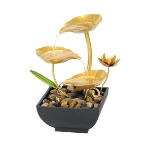 Magideal - Fuente De Agua De Mesa, Fuente De Cascada De Escritorio Pequeña, Fuente Decorativa, Cascada De Mesa Para Decoración De Oficina En El Hogar Dormitorio