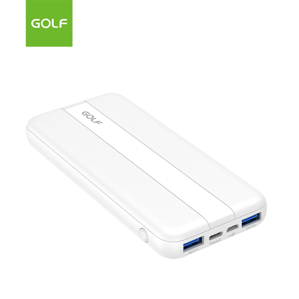 Golf - Bateria Portatil 10.000mah Pd+qc 22.5w G92pd Blanco