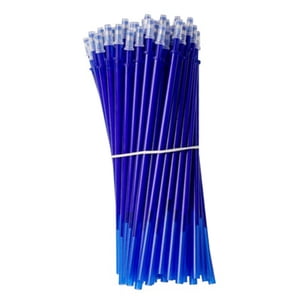 Magideal - 20 Bolígrafos Borrables De Borrado Por Calor, Recambio De Bolígrafo De Gel De Repuesto, Herramientas De Escritura Portátiles De 0,5 Mm Para Escribir, Azul