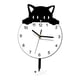thumbnail image 2 of Reloj de pared con forma de gato, decoración del hogar, regalos de cumpleaños, reloj colgante de acrílico, reloj de pared moderno, silencioso para dor, 2 of 5