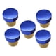 thumbnail image 2 of 5 Piezas Tapón De Vino En Forma De T Tapón De Silicona Tapón De Botella De Corcho Tapa Azul, 2 of 5