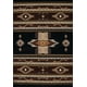 thumbnail image 1 of Alfombra decorativa United Weavers Manhattan Phoenix negra 55 x 90 cm, 1 of 2