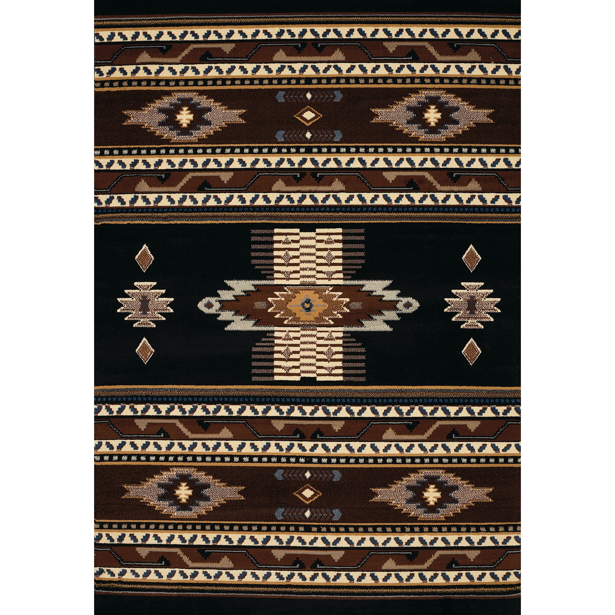 Alfombra Decorativa United Weavers Manhattan Phoenix Negra 55 X 90 Cm