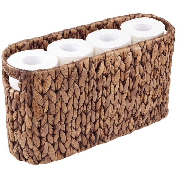 Portarrollos de papel higiénico 84ECO Cesta de mimbre marrón