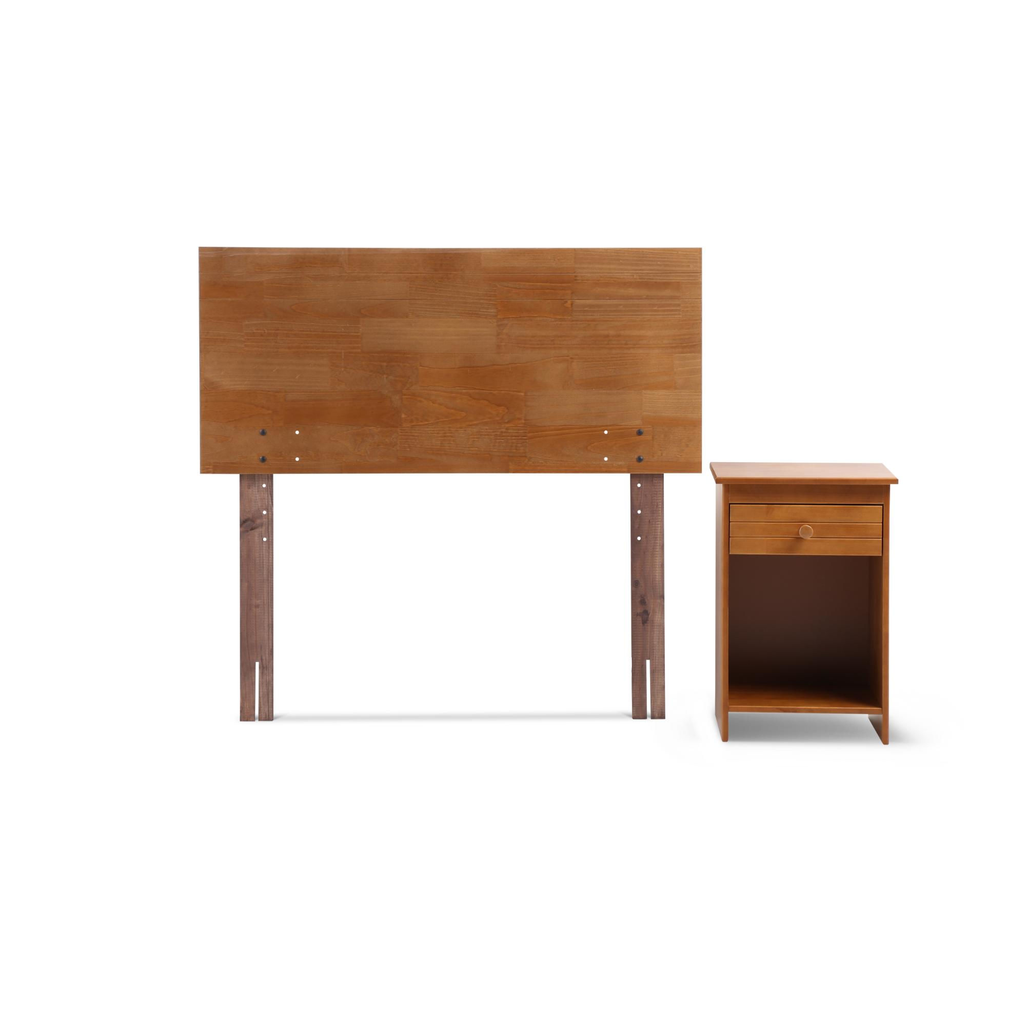 Rosen - Respaldo Y Velador Tabor 1.5 Plaza