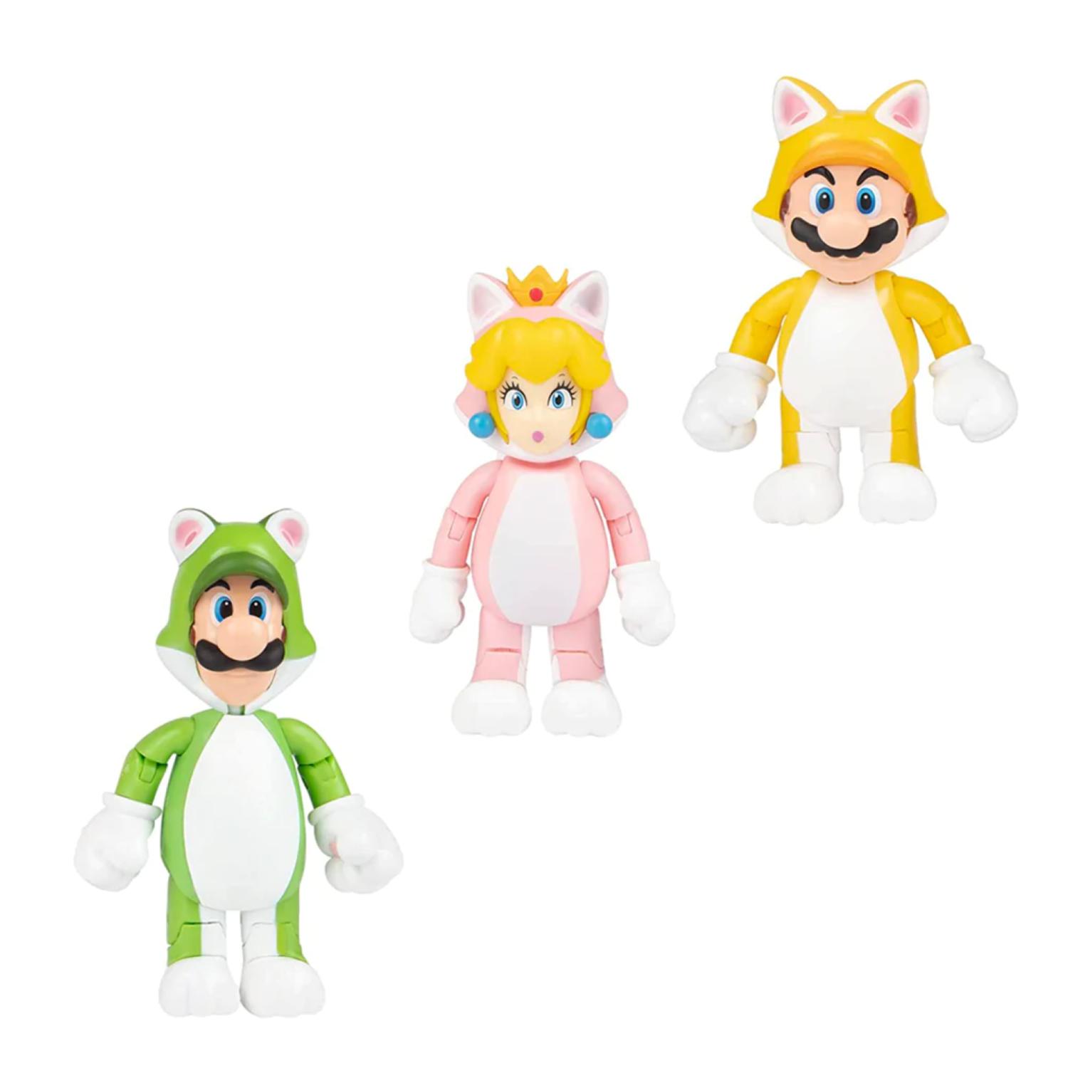 Hasbro - Juguete Pack 3 Figuras De Acción Super Mario World Infantil