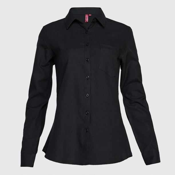 Blusa Oxford B/Pegado Guardia M/L negro M