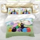 thumbnail image 5 of Barbapapa Conjunto de sábanas temático, trío de piezas, cómodo y amigable con la piel, diseño único, regalo de decoración para el hogar para familiares, amigos y fans, 90 cm * 190 cm, 5 of 6