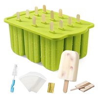 Crusec - Molde Silicona De Helados Paleta + Accesorios Preparación
