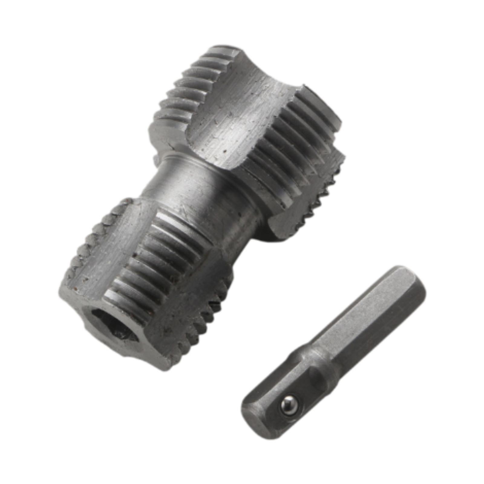 Ioensy - Kit Roscador De Tubos De Pvc, Herramientas Para Roscar Tubos, Taladro Eléctrico, Uso Doméstico En Exteriores, Hierro