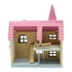 thumbnail image 4 of 1:12 Escala DIY Casa de mu?ecas de madera Artesanía Proyecto en miniatura Regalos de juguete Rosa, 4 of 5