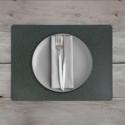 Individual Negro 40X30Cm 75% Pvc  Haus