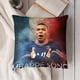 thumbnail image 4 of Kylian MbappéFundas de almohada de terciopelo con tema, regalos de funda de almohada, decoración para el hogar, cojín de lanzar, regalo de cumpleaños para fans y parejas. 50*50cm., 4 of 6