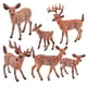 thumbnail image 2 of Paquete De 6 Figuras De Modelos De Renos De Animales Para Enseñanza, Suministros Para Fiestas, 2 of 5