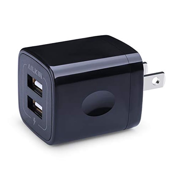 Cargador USB AILKIN de doble puerto 2.1A 100-240V