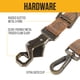 thumbnail image 3 of Correa para perro Carhartt marrón/latón cepillado, grande, 3 of 5