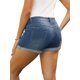thumbnail image 3 of INSPIRE CHIC Pantalones Cortos de Maternidad para Mujeres, Cintura Elástica sobre el Vientre, Mini Shorts de Verano para Embarazo, Talla XL, Azul Oscuro, 3 of 6