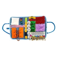 Magideal - Manta Sensorial, Almohadilla Sensorial Con Actividades, Regalos Educativos De Aprendizaje Con Textura Variada Para Pérdida De Memoria, Personas Mayore