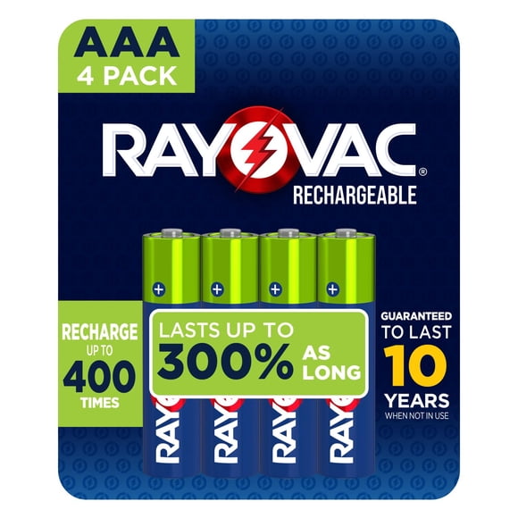 Pilas recargables AAA Rayovac 4 unidades NiMH