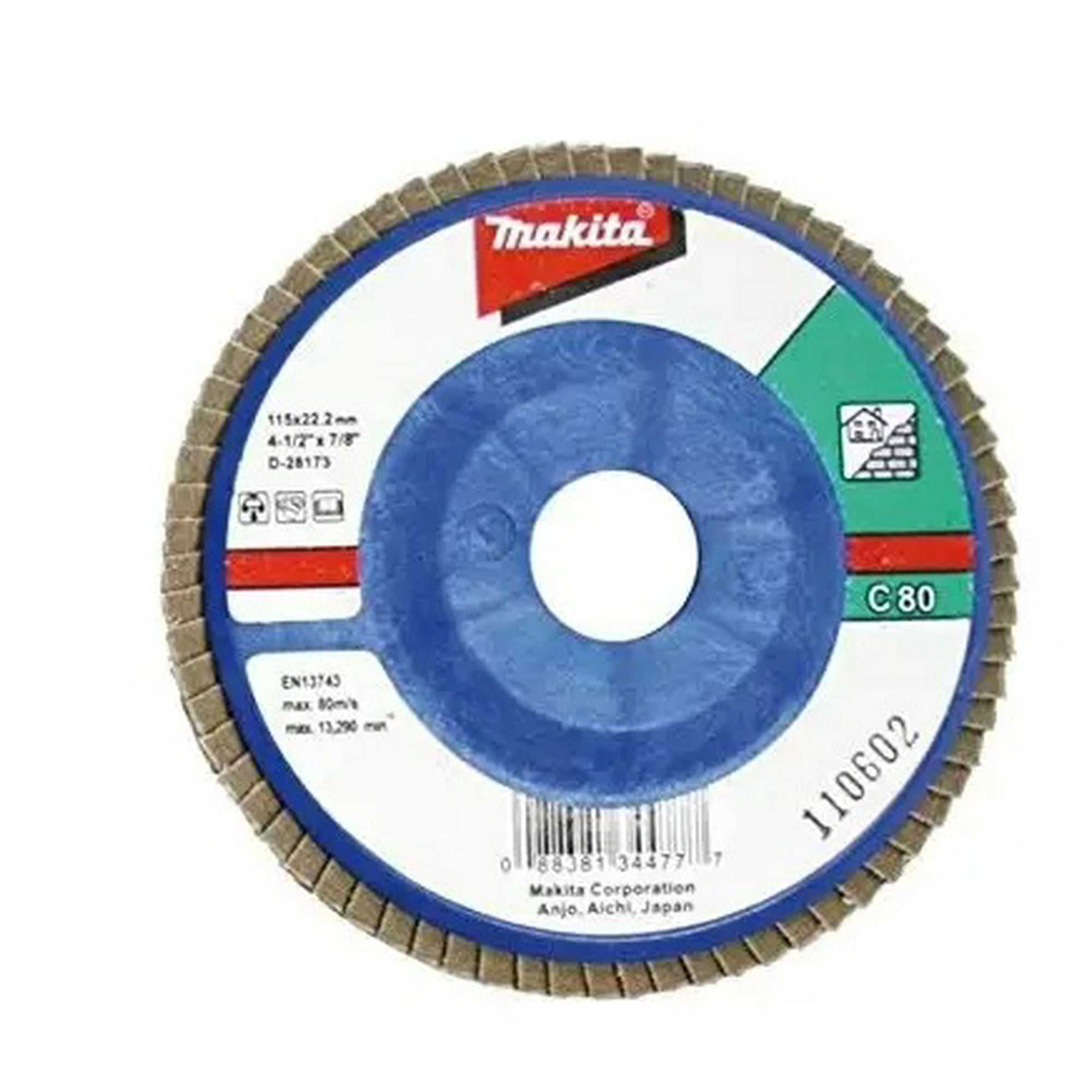 Makita - Disco De Láminas De Carburo De Silicio Nylon 180mm G120
