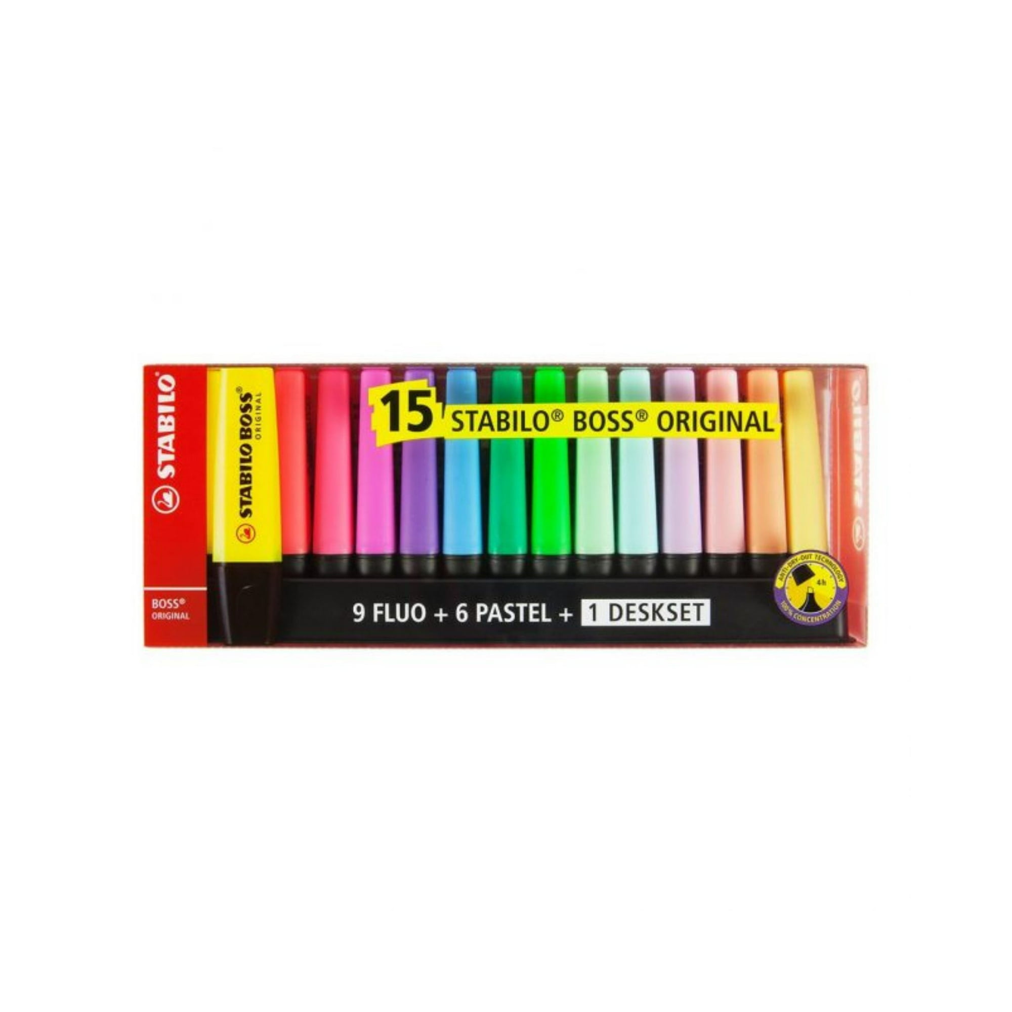 Stabilo - Set 15 Destacadores Boss Neon Y Pastel