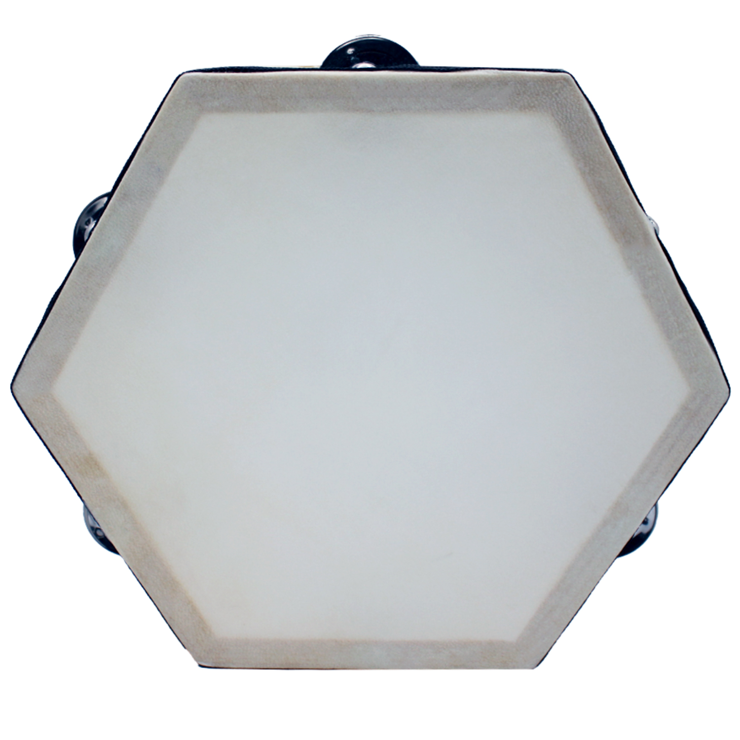 Puntostore - Pandero Hexagonal 8 Pulgadas Madera - Ps