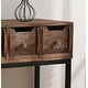 thumbnail image 2 of Arrimo Tres Cajones Madera Con Patas De Metal, 2 of 3