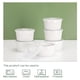 thumbnail image 5 of Ramequines DOWAN 170 ml con tapas - Pack de 6 - Blanco, 5 of 8