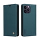 thumbnail image 4 of Funda Billetera de Cuero para iPhone 15 Pro Max con Tarjetero y Soporte - Tapa Magnética Azul, 4 of 6