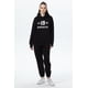 thumbnail image 4 of Polerón Mujer Oversize Print Negro, 4 of 4