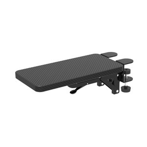 Bothyi - Reposabrazos Para Ordenador, Práctico Tablero De Extensión Ergonómico Para Mesa De Oficina Y Hogar, Color Negro