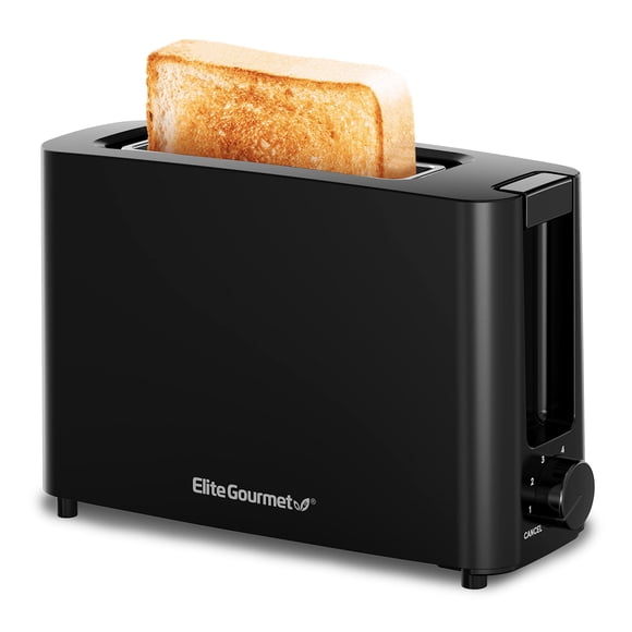 Tostadora Elite Gourmet ECT118B Cool Touch de una sola rebanada negra