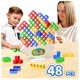 thumbnail image 1 of Juego de Bloques Apilables Balance Ziogogco Set de Regalo 48 Piezas, 1 of 6