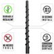 thumbnail image 4 of Antena VAGMI de goma flexible de 23 cm para Jeep Wrangler, 4 of 6