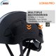 thumbnail image 4 of Casco de seguridad LOHASPRO negro ventilado con correa de mentón, 4 of 6