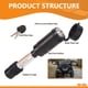 thumbnail image 4 of Candado para enganche de remolque META Hardware con pasador antirruido de 5/8", 4 of 7