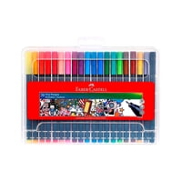 Faber-Castell - Marcadores Finepen Estuche Rígido 20 Colores