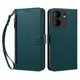 thumbnail image 3 of Funda con Billetera para [BLU View 5] con Bolsillo Zipper y Tarjetero Verde pavo real, 3 of 6