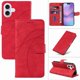 thumbnail image 1 of Funda tipo cartera con tapa para iPhone 17 con tarjetero, soporte y cubierta magnética Rojo, 1 of 6