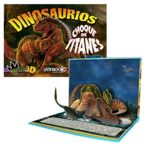 Latinbooks - Dinosaurios Pop Up - Choque De Titanes Blanco
