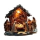thumbnail image 1 of Placa Acrílica Para Repisa De Chimenea, Letrero Navideño Plano Bidimensional Para Belén, 1 of 5