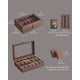 thumbnail image 5 of Caja para relojes SONGMICS de 12 compartimentos con tapa de vidrio, 5 of 6