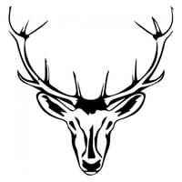 Rienda Libre Graphics - Decomural Stag Head Antlers Woodland Animals Ws-32537