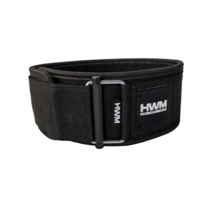 Hwm - Cinturón De Levantamiento Straight Black | Xl