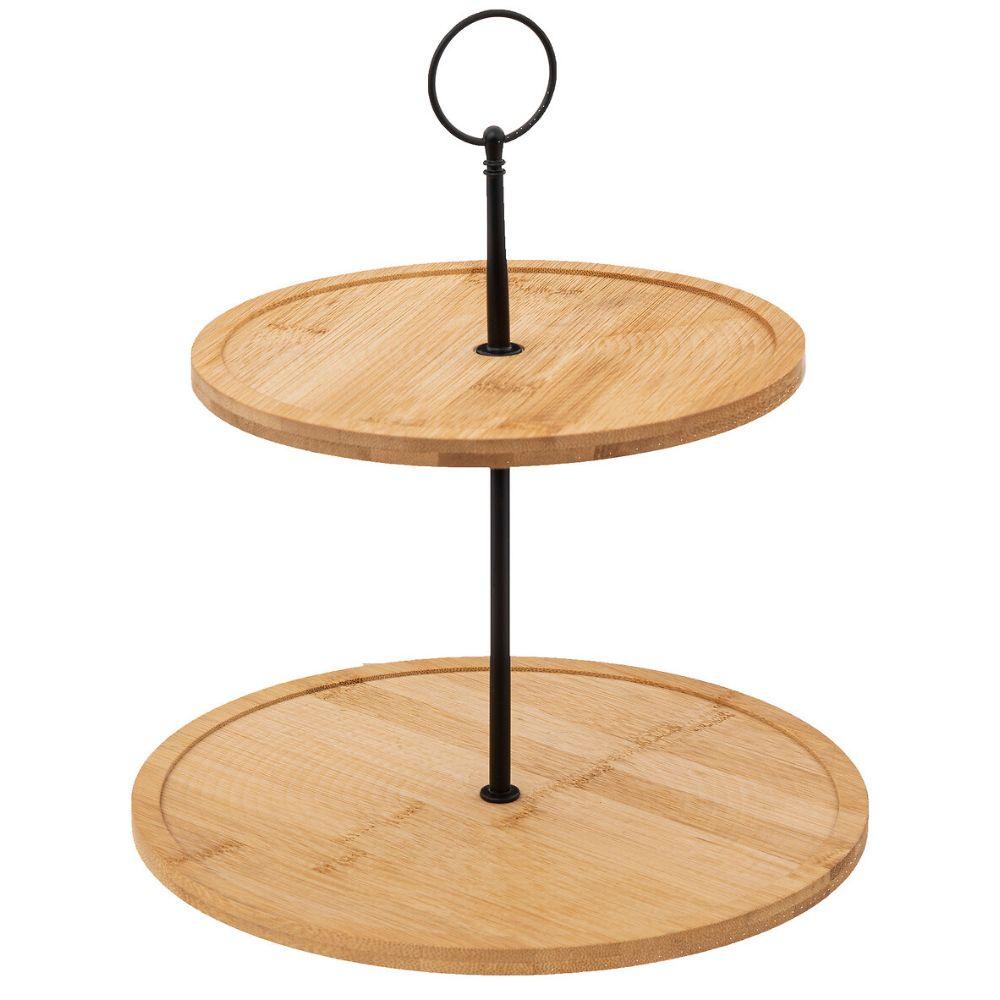 5 Five - Soporte Para Postres 2 Niveles Bambú
