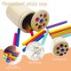 thumbnail image 3 of Juego de clasificación de madera Montessori RGEHTE 8 colores, 3 of 7