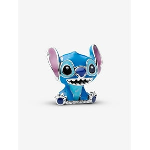 Dije Pandora Disney Stitch Plata Esterlina Azul