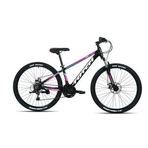 Bicicleta Totem Mtb Aro 26 Modelo Y650 Negro Rosa