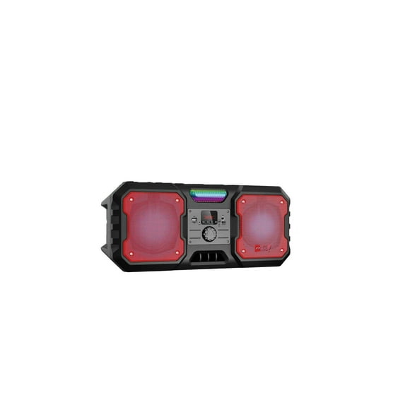 Parlante Bluetooth Portátil Iluminación Led Rojo - Ps